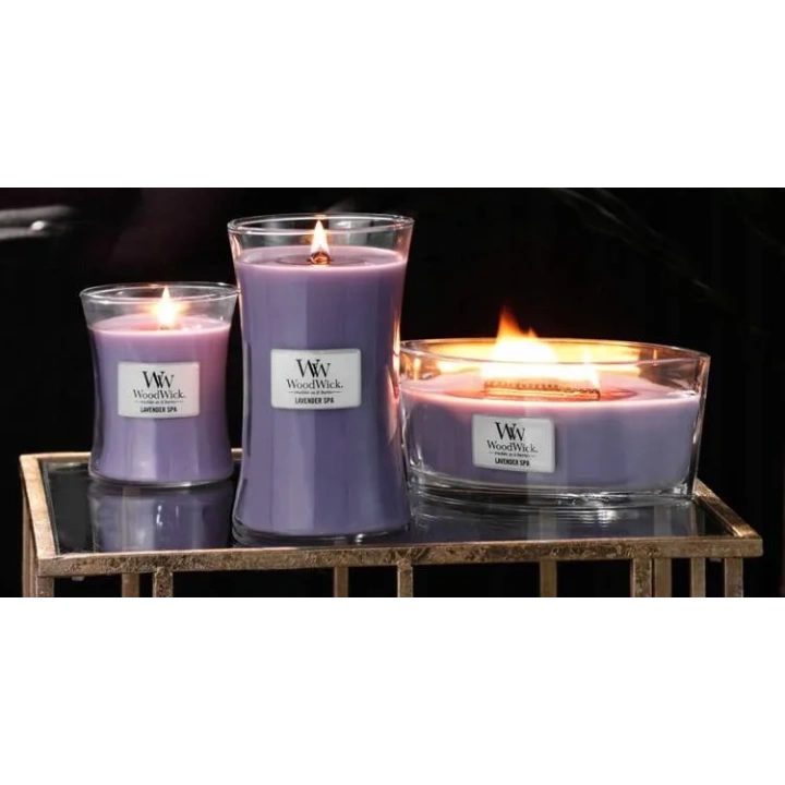 WOODWICK PlusWick duża świeca w słoiku LAVENDER SPA 609,5g