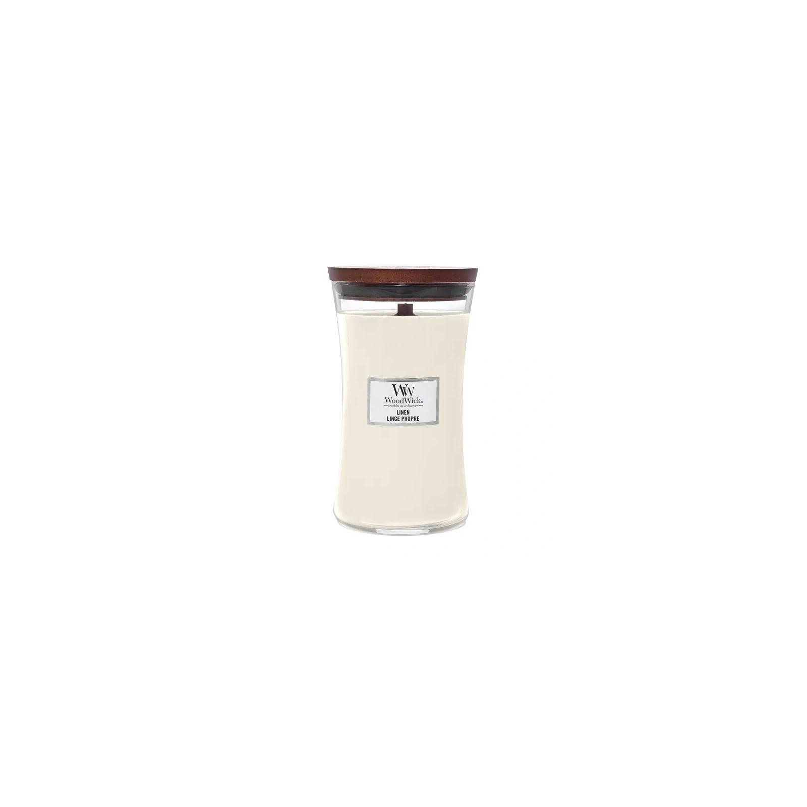 WOODWICK PlusWick duża świeca w słoiku LINEN 609,5g