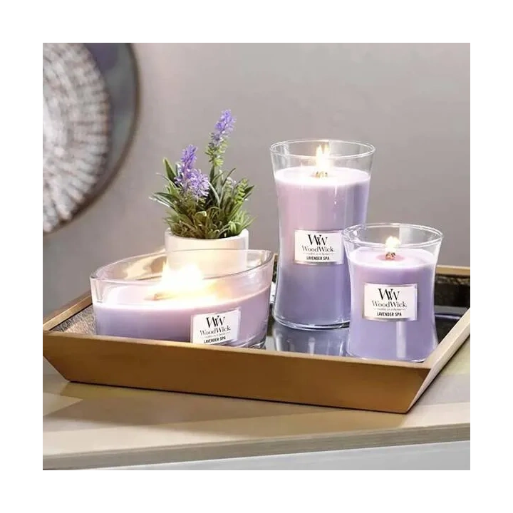 WOODWICK PlusWick duża świeca w słoiku LAVENDER SPA 609,5g