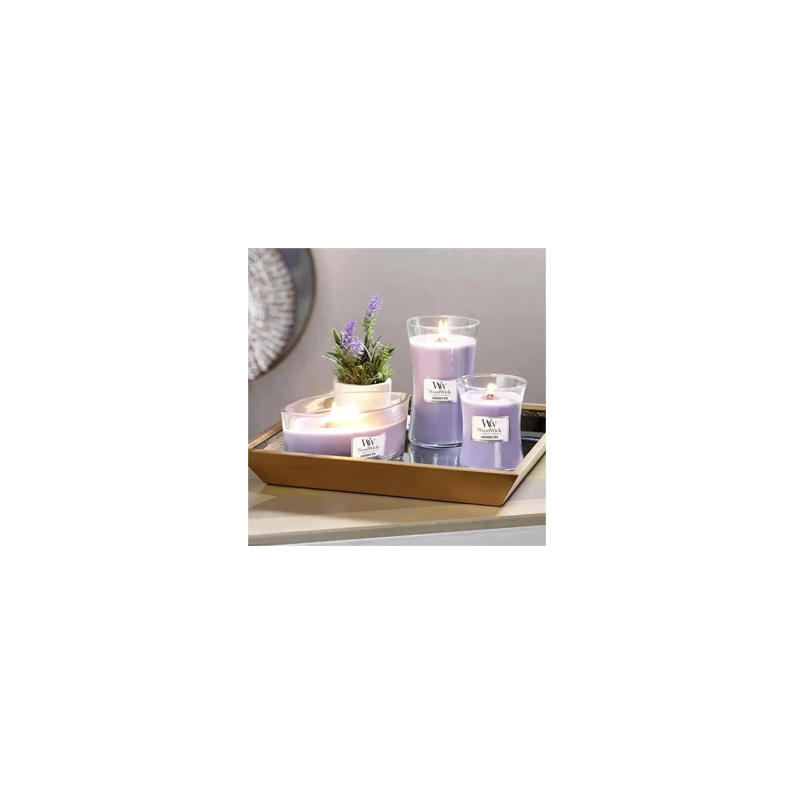 WOODWICK PlusWick duża świeca w słoiku LAVENDER SPA 609,5g