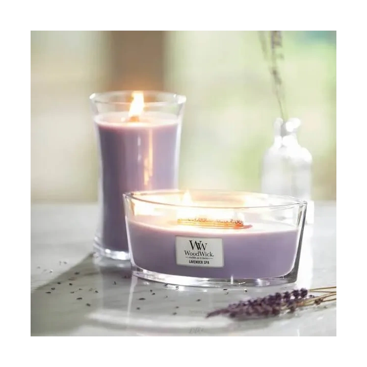 WOODWICK PlusWick duża świeca w słoiku LAVENDER SPA 609,5g