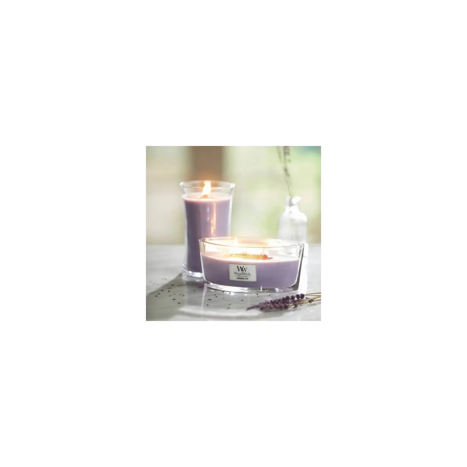 WOODWICK PlusWick duża świeca w słoiku LAVENDER SPA 609,5g