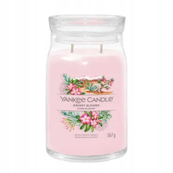 YANKEE CANDLE Signature Duża świeca w słoiku DESERT BLOOMS 567g 