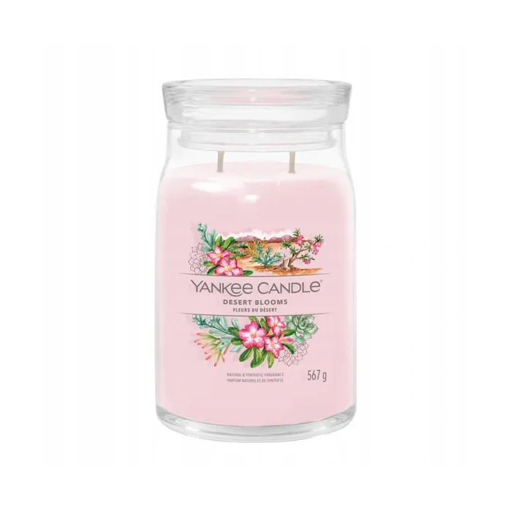 YANKEE CANDLE Signature Duża świeca w słoiku DESERT BLOOMS 567g 