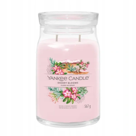 YANKEE CANDLE Signature Duża świeca w słoiku DESERT BLOOMS 567g 
