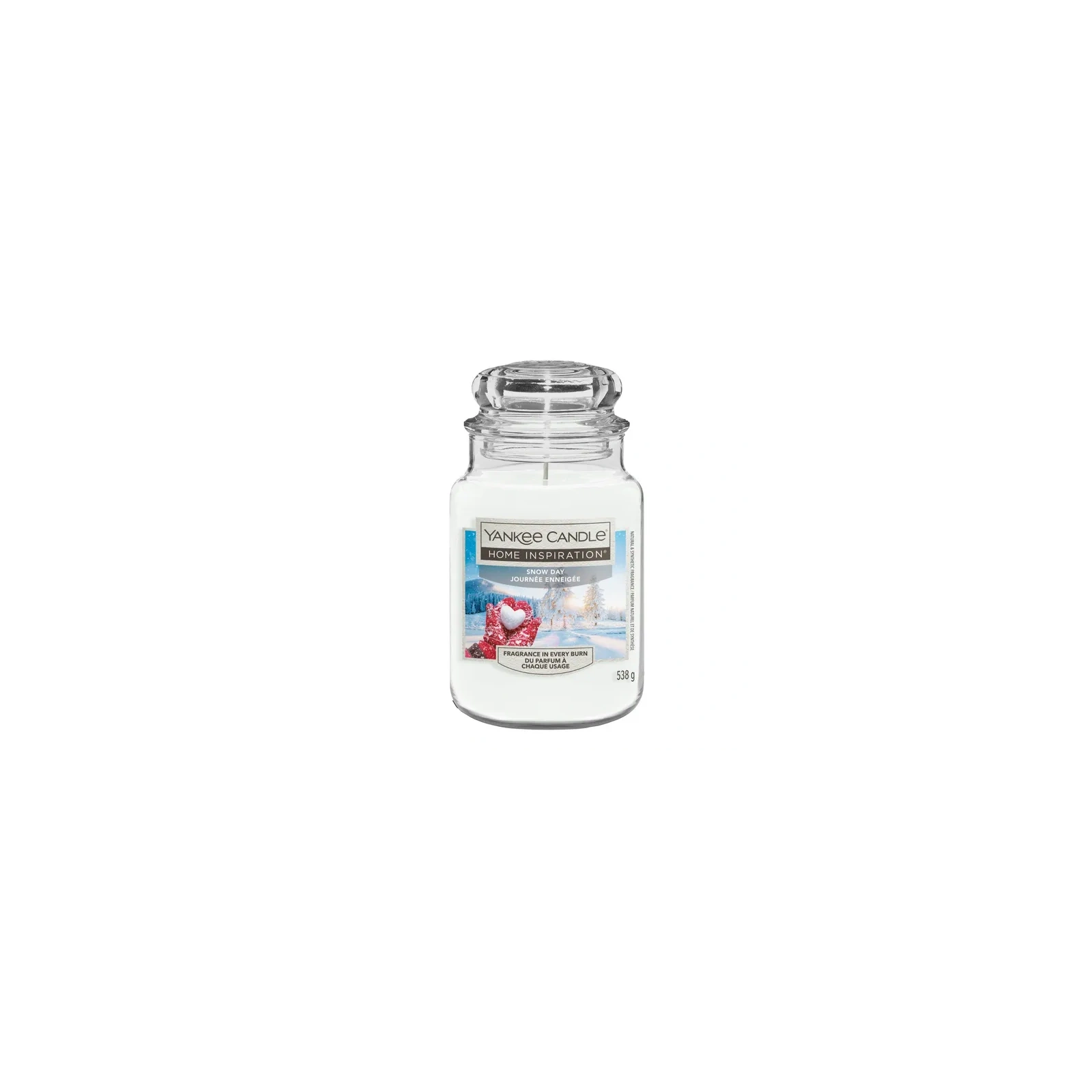 YANKEE CANDLE Home Inspiration Duża świeca w słoiku SNOW DAY 538g