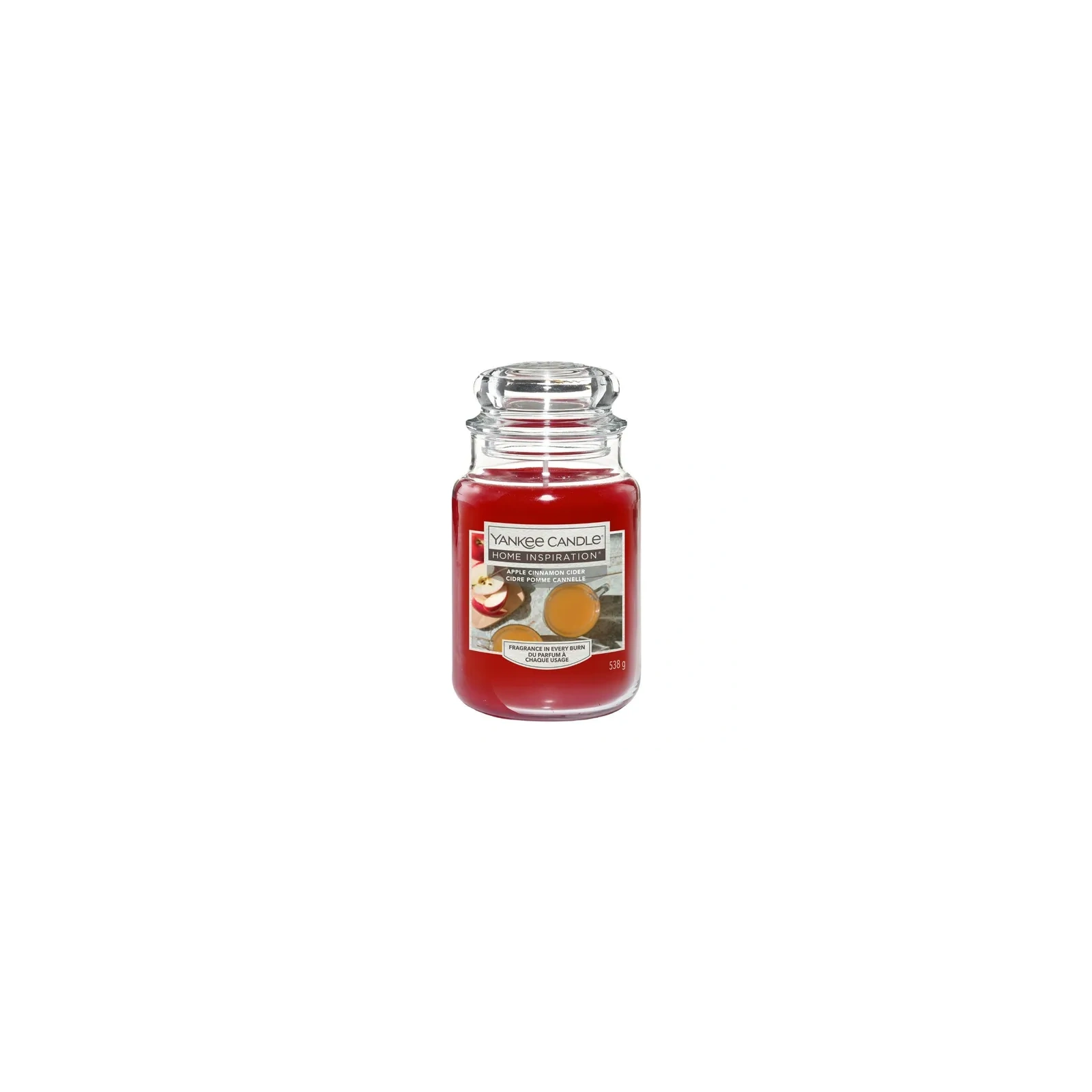 YANKEE CANDLE Home Inspiration Duża świeca w słoiku APPLE CINNAMON CIDER 538g
