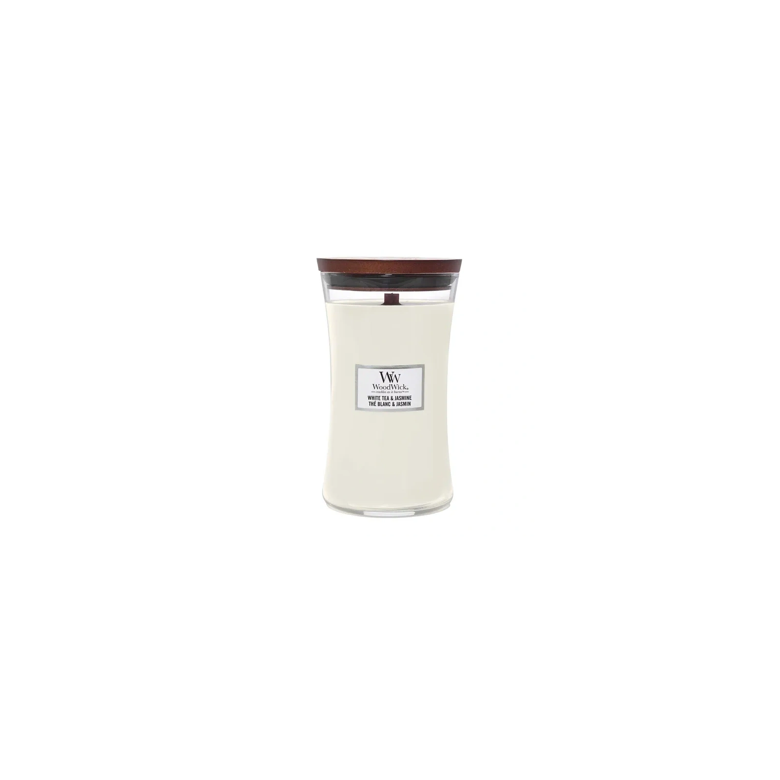 WOODWICK PlusWick duża świeca w słoiku WHITE TEA & JASMINE 609,5g