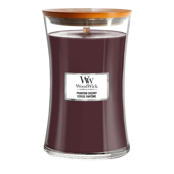 WOODWICK PlusWick duża świeca w słoiku PHANTOM CHERRY 609,5g