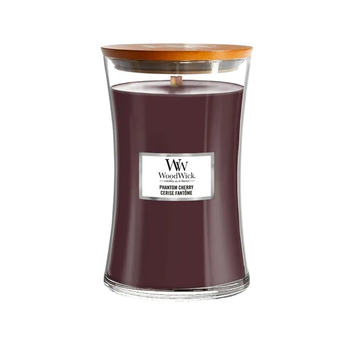 WOODWICK PlusWick duża świeca w słoiku PHANTOM CHERRY 609,5g