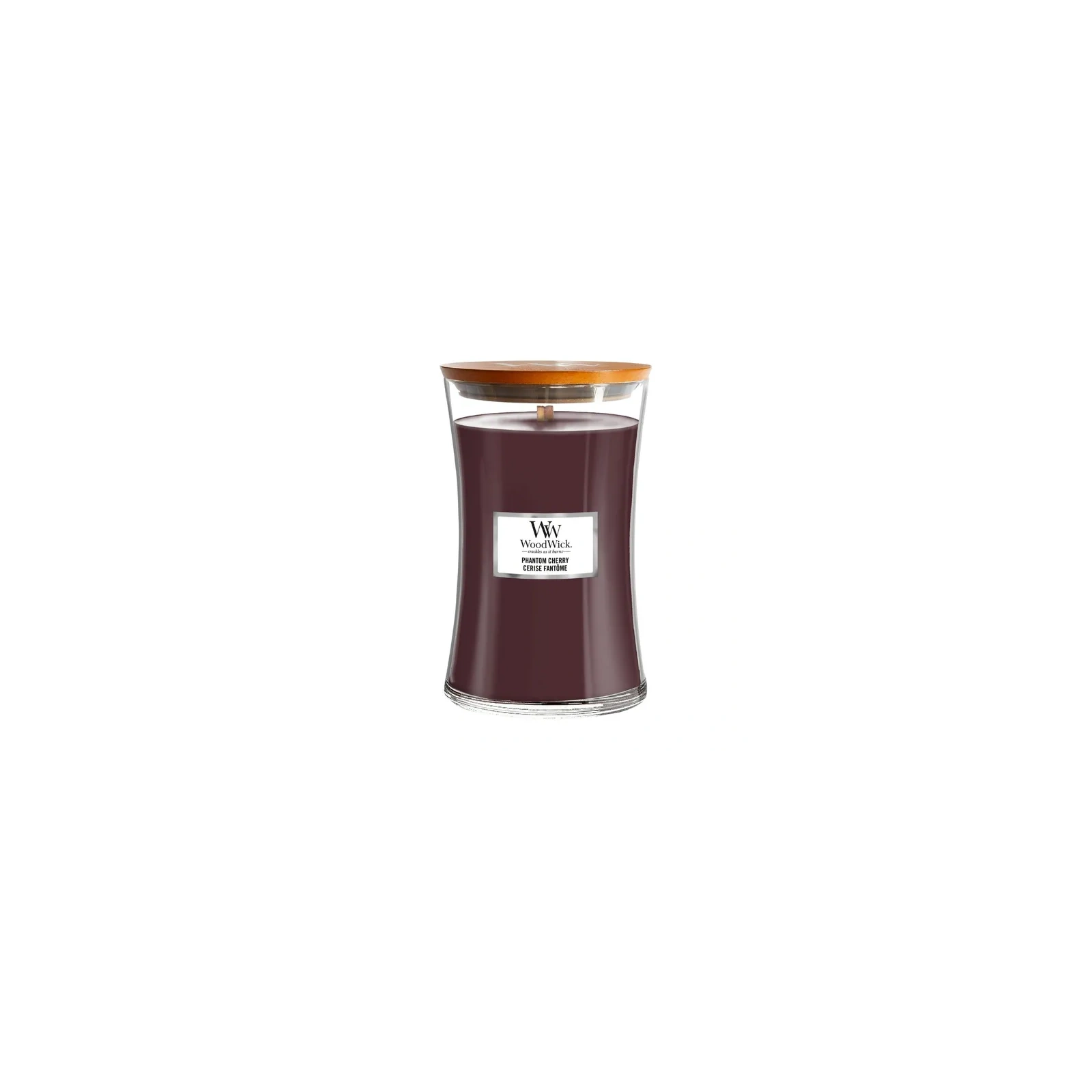 WOODWICK PlusWick duża świeca w słoiku PHANTOM CHERRY 609,5g