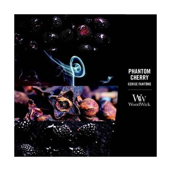 WOODWICK PlusWick duża świeca w słoiku PHANTOM CHERRY 609,5g