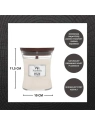 WOODWICK PlusWick średnia świeca w słoiku WHITE TEA & JASMINE 275g