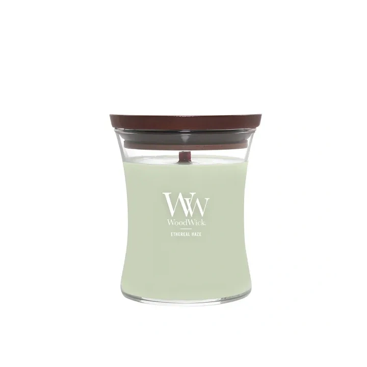WOODWICK Pluswick średnia świeca w słoiku ETHEREAL HAZE 275g