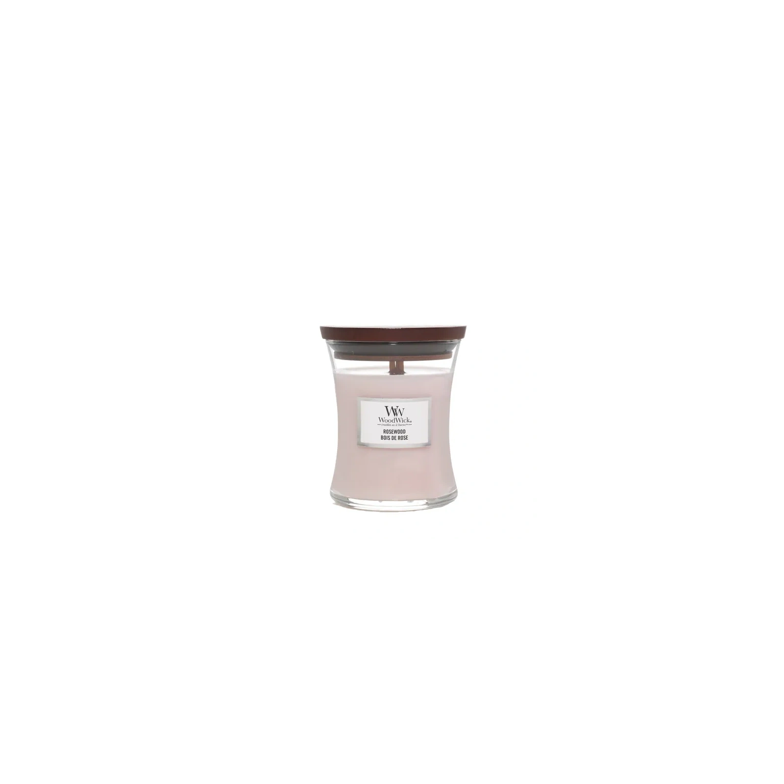 WOODWICK PlusWick średnia świeca w słoiku ROSEWOOD 275g