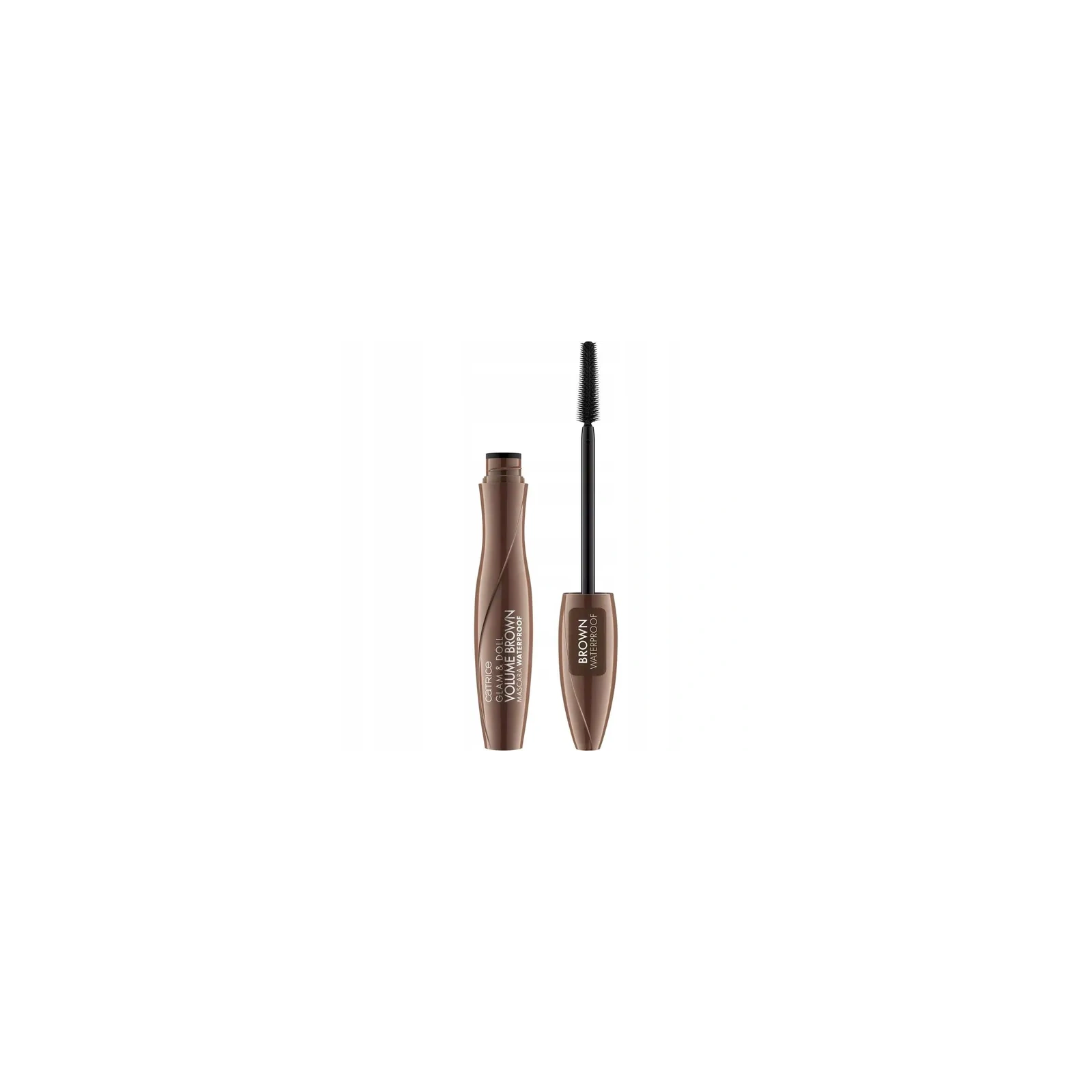 CATRICE Glam & Doll Volume mascara wodoodporna Brązowa 10ml