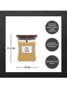 WOODWICK Pluswick średnia świeca w słoiku GILDED SANDS 275g