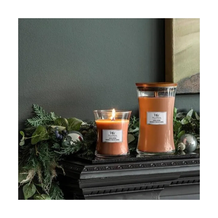 WOODWICK PlusWick mała świeca w słoiku SANTAL MYRRH 85g