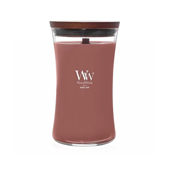 WOODWICK Pluswick duża świeca w słoiku ROUGE OUD 609,5g