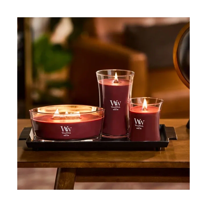 WOODWICK Pluswick duża świeca w słoiku ROUGE OUD 609,5g