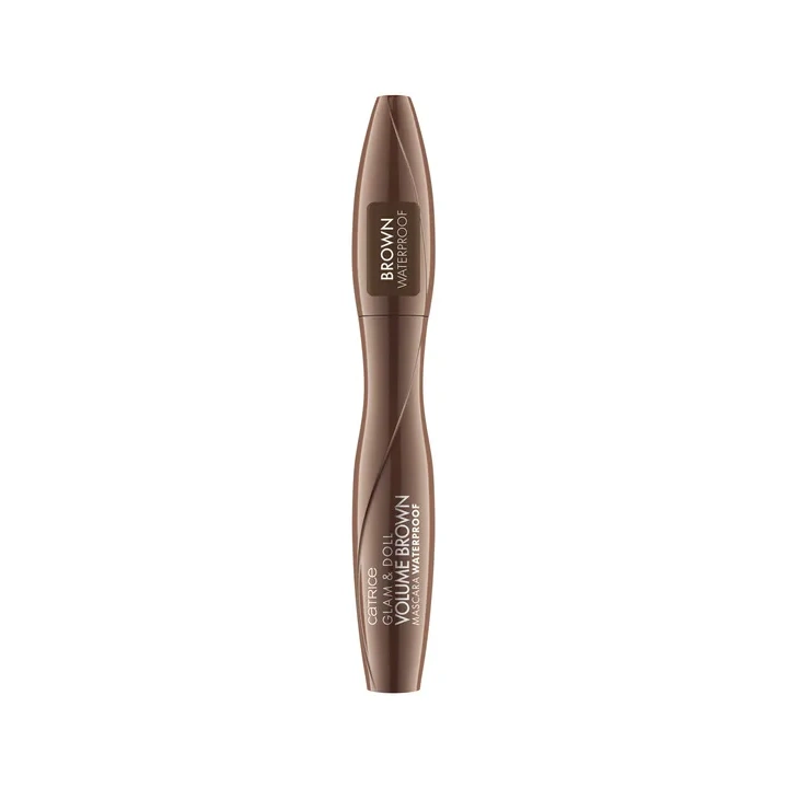 CATRICE Glam & Doll Volume mascara wodoodporna Brązowa 10ml