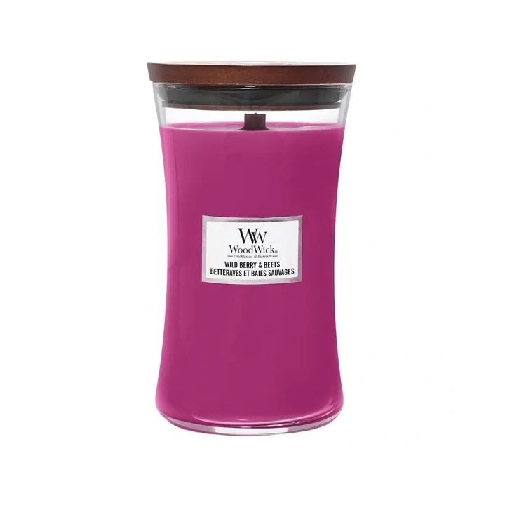WOODWICK Pluswick duża świeca w słoiku WILD BERRY & BEETS 609,5g