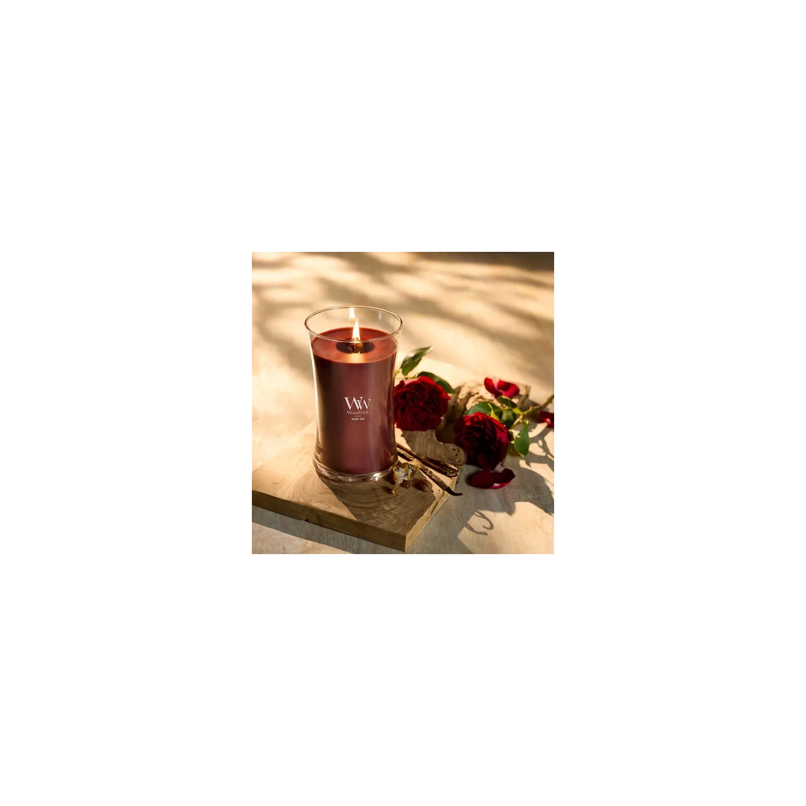 WOODWICK Pluswick duża świeca w słoiku ROUGE OUD 609,5g