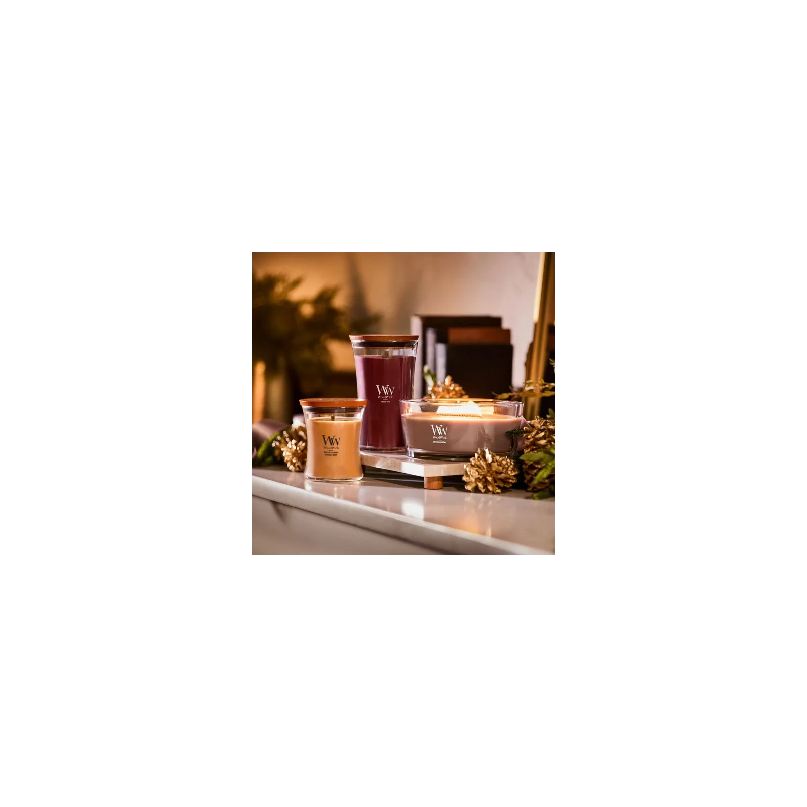WOODWICK Pluswick duża świeca w słoiku ROUGE OUD 609,5g