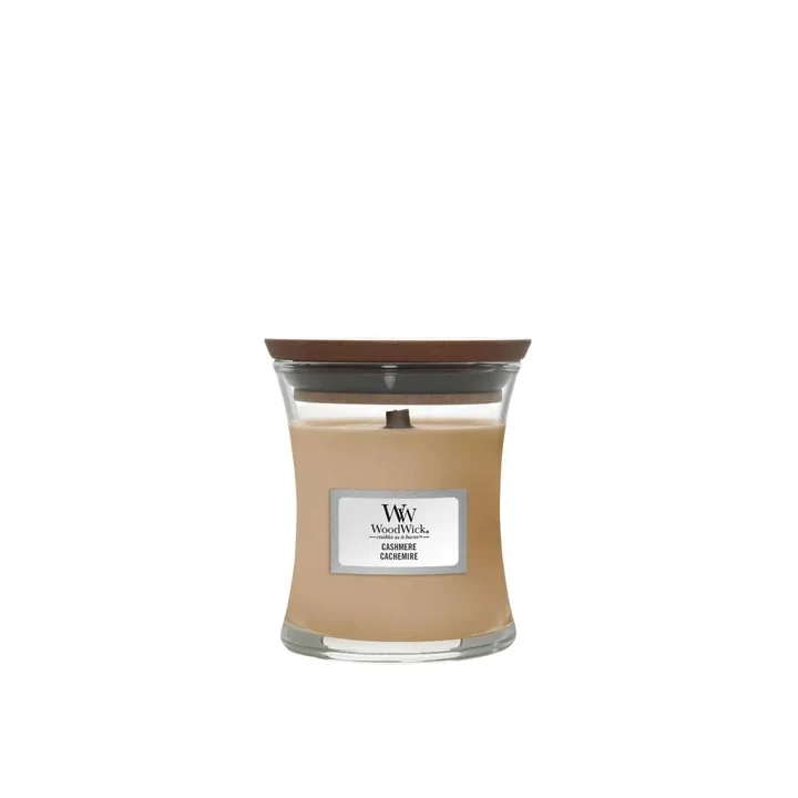 WOODWICK PlusWick mała świeca w słoiku CASHMERE 85g