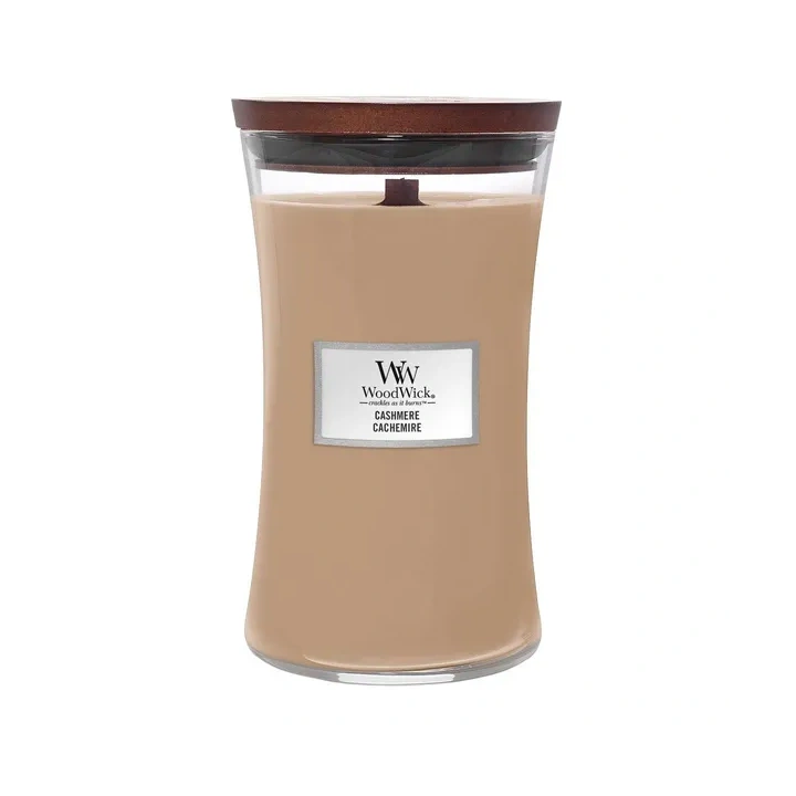 WOODWICK Pluswick duża świeca w słoiku CASHMERE 609,5g