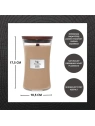 WOODWICK Pluswick duża świeca w słoiku CASHMERE 609,5g