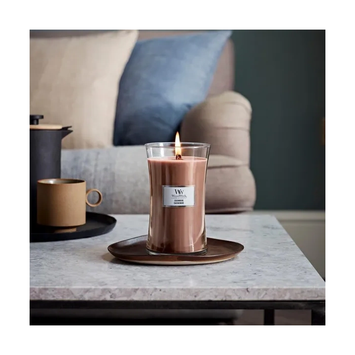 WOODWICK Pluswick duża świeca w słoiku CASHMERE 609,5g