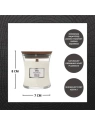 WOODWICK PlusWick mała świeca w słoiku CASHMERE 85g