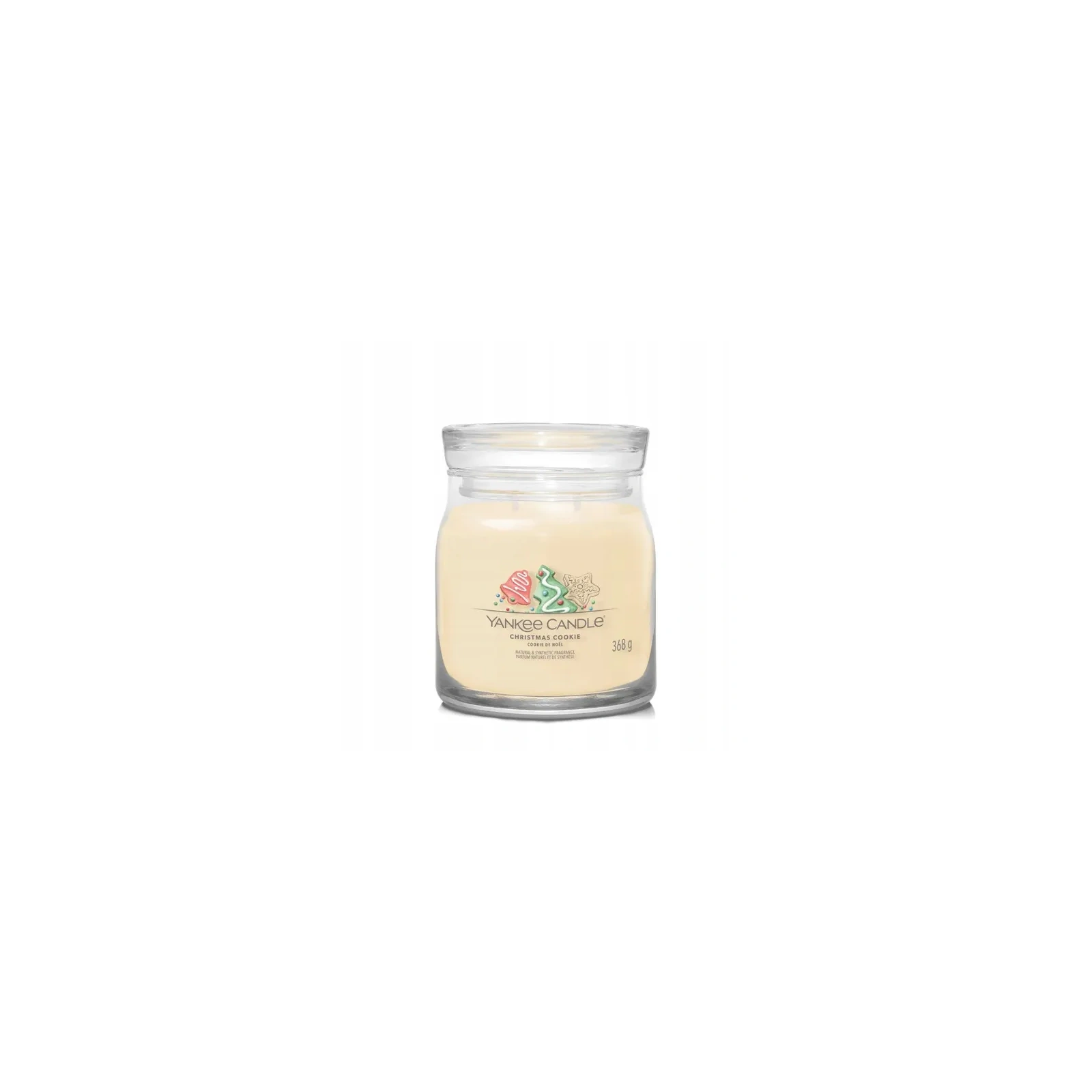 YANKEE CANDLE Signature Średnia świeca w słoiku CHRISTMAS COOKIE 368g