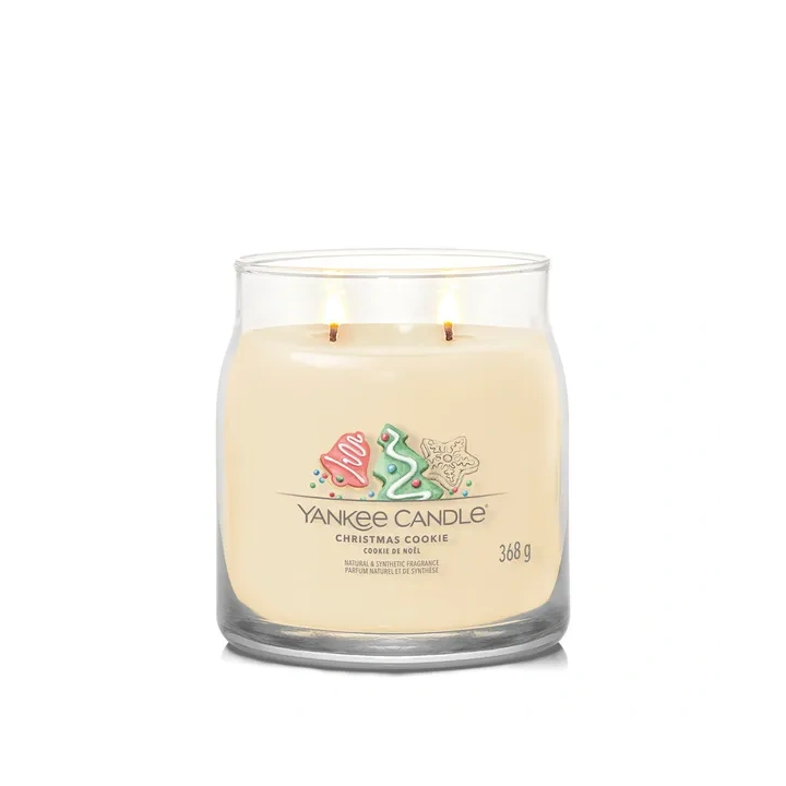 YANKEE CANDLE Signature Średnia świeca w słoiku CHRISTMAS COOKIE 368g