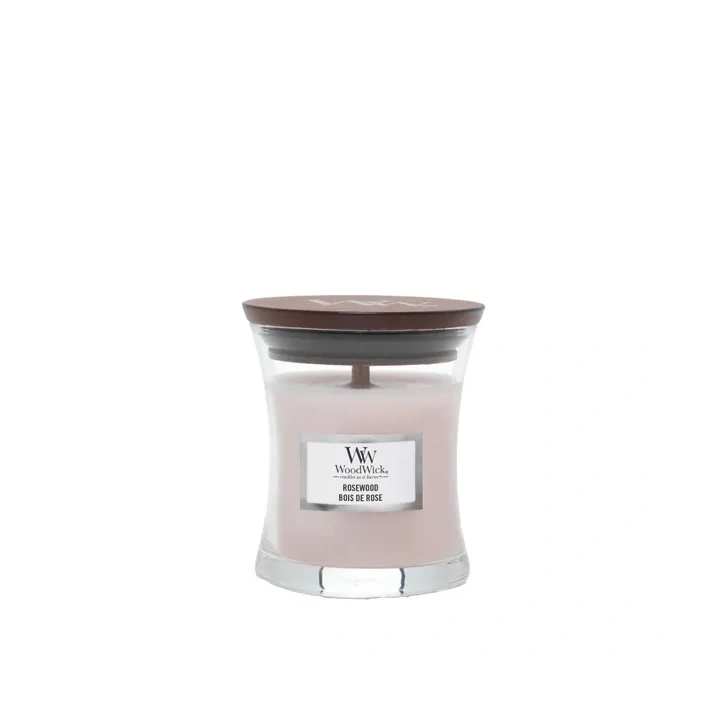 WOODWICK PlusWick mała świeca w słoiku ROSEWOOD 85g