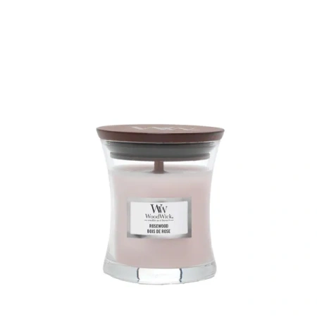 WOODWICK PlusWick mała świeca w słoiku ROSEWOOD 85g