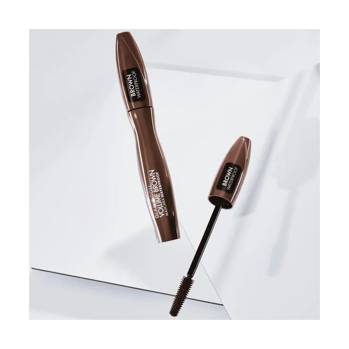 CATRICE Glam & Doll Volume mascara wodoodporna Brązowa 10ml