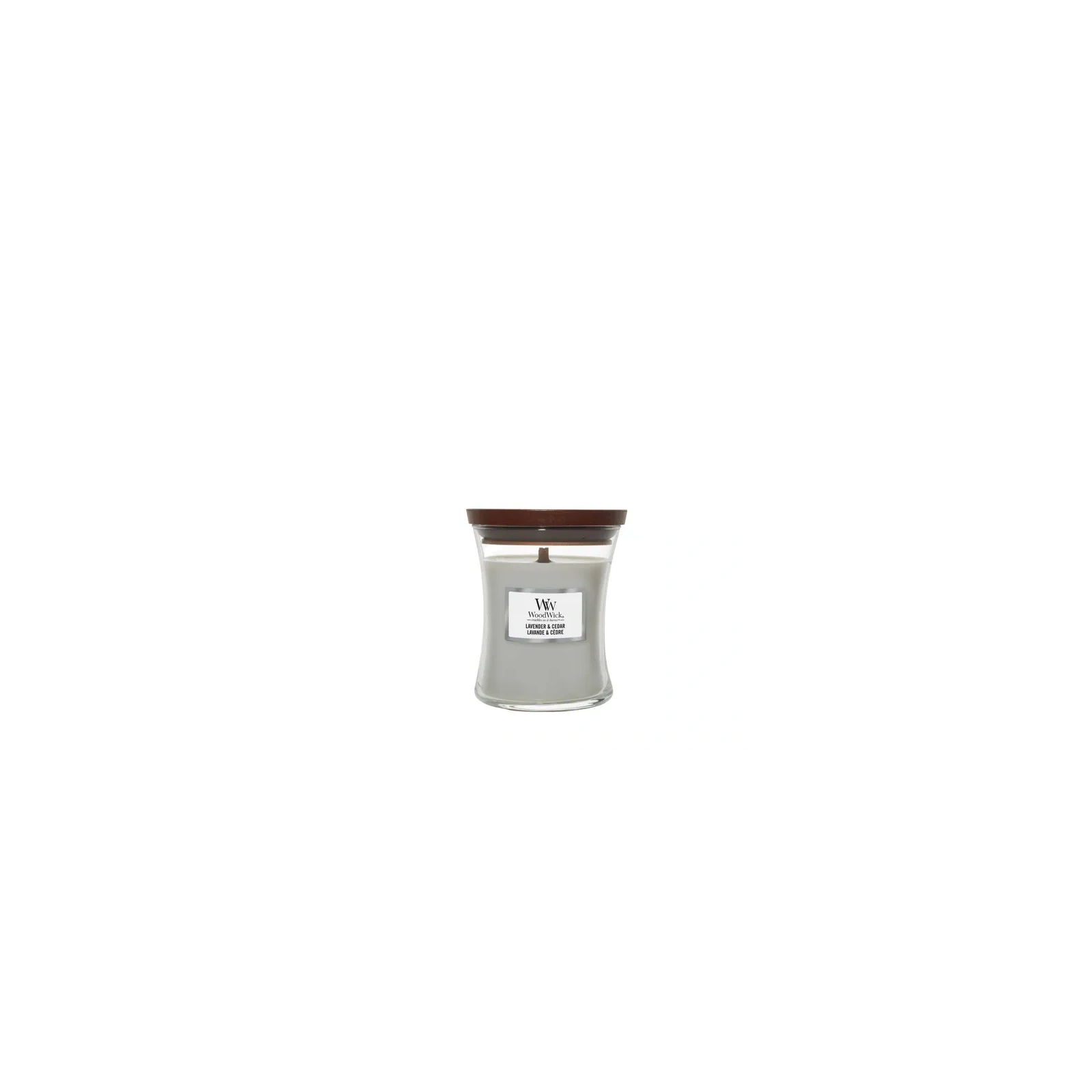 WOODWICK PlusWick mała świeca w słoiku LAVENDER & CEDAR 85g