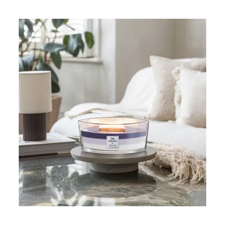 WOODWICK Hearthwick Trilogy świeca w słoiku elipsa EVENING LUXE 453g 