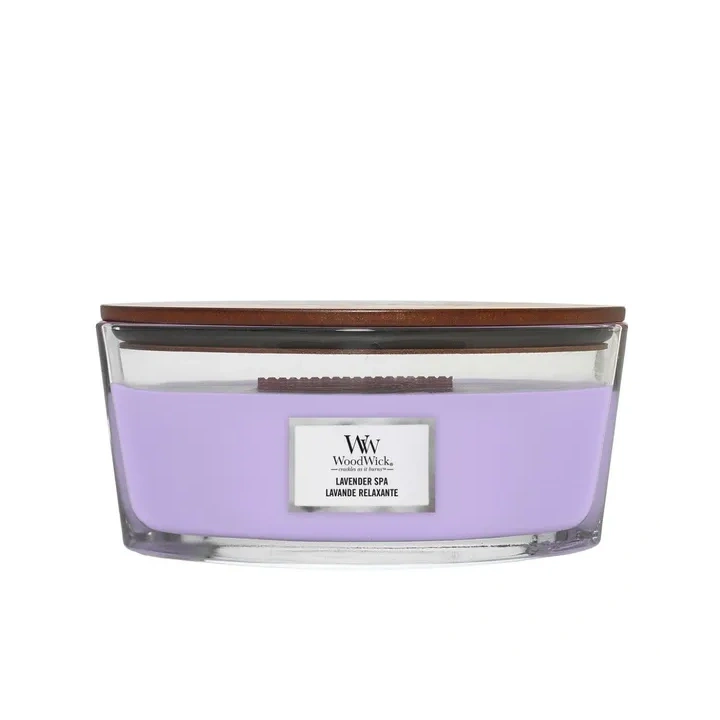 WOODWICK Core Hearthwick świeca w słoiku elipsa LAVENDER SPA 453g 