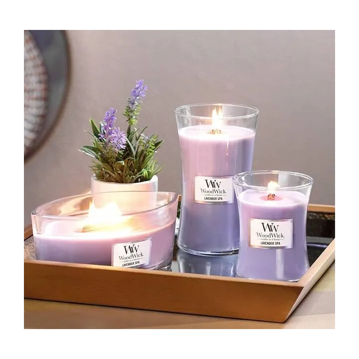 WOODWICK Core Hearthwick świeca w słoiku elipsa LAVENDER SPA 453g 