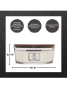 WOODWICK Core Hearthwick świeca w słoiku elipsa LINEN 453g 