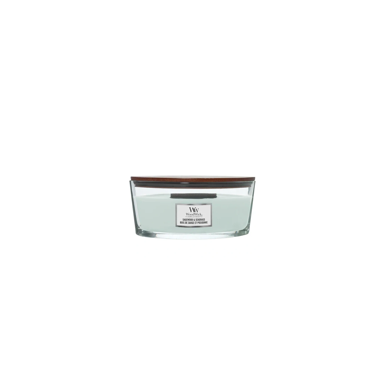 WOODWICK Core Hearthwick świeca w słoiku elipsa SAGEWOOD & SEAGRASS 453g 