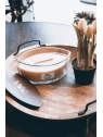 WOODWICK Core Hearthwick świeca w słoiku elipsa WHITE TEA & JASMINE 453g 