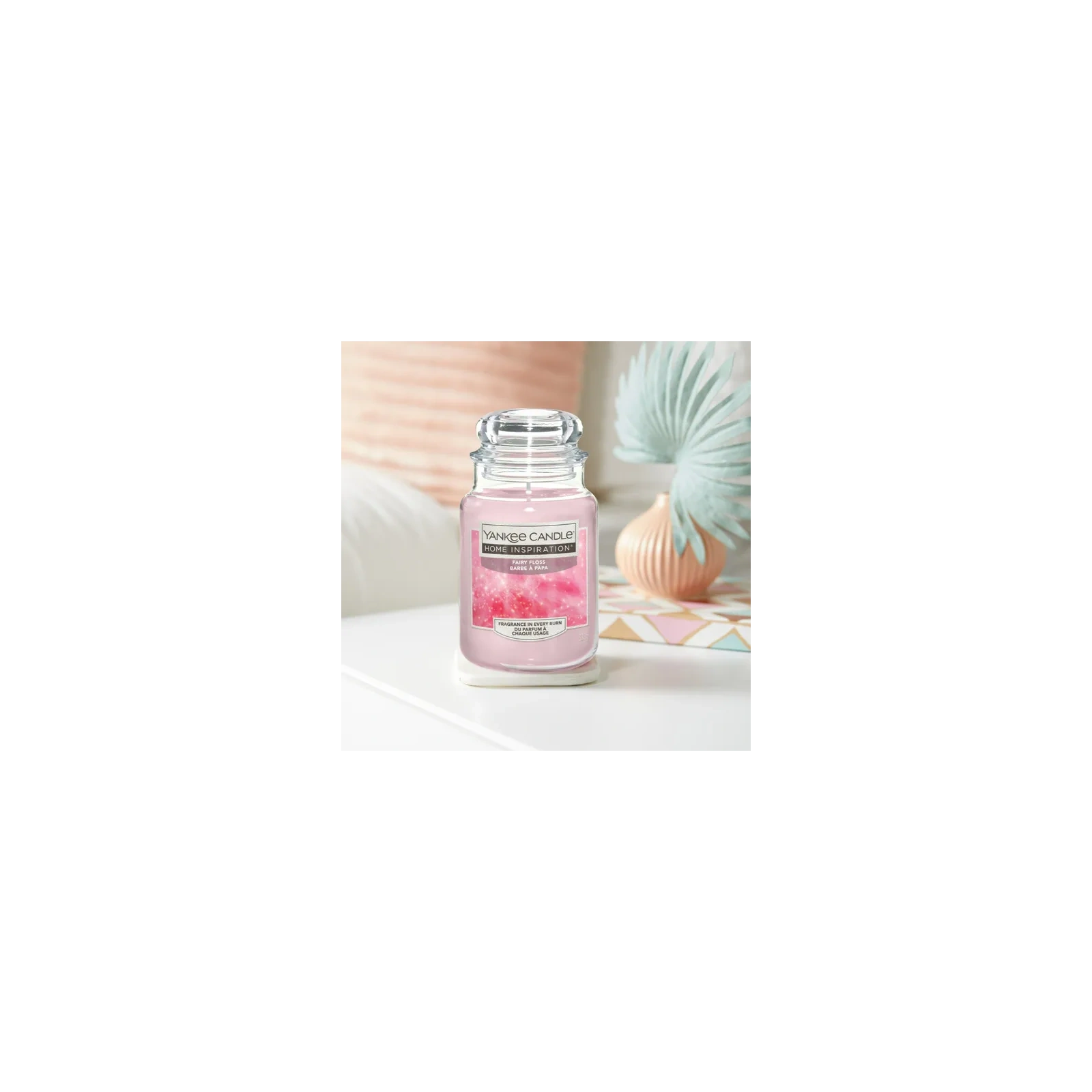 YANKEE CANDLE Home Inspiration Duża świeca w słoiku FAIRY FLOSS 538g
