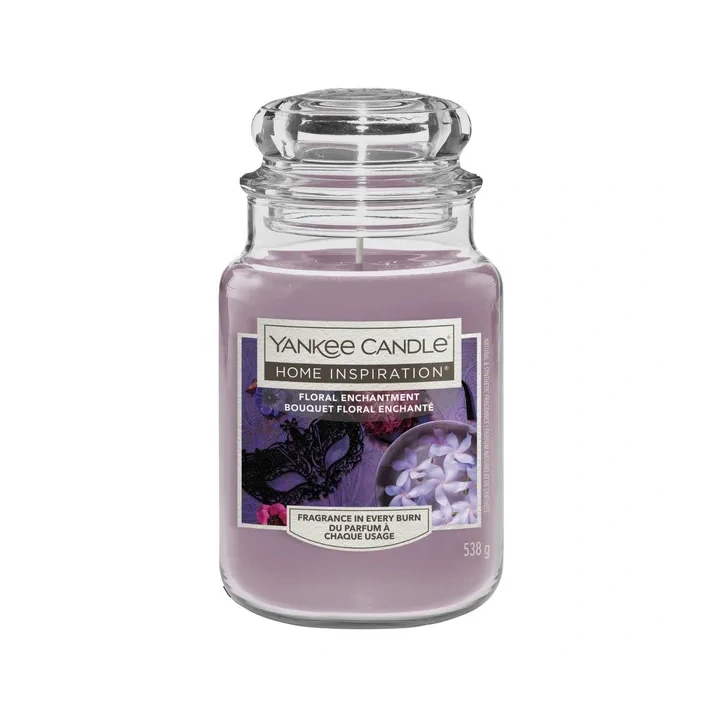 YANKEE CANDLE Home Inspiration Duża świeca w słoiku FLORAL ENCHANTMENT 538g