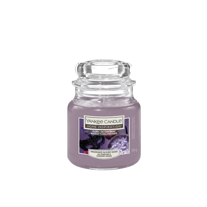 YANKEE CANDLE Home Inspiration Mała świeca w słoiku FLORAL ENCHANTMENT 104g