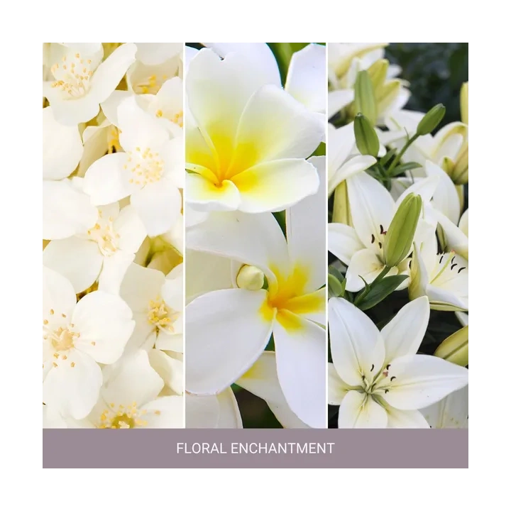 YANKEE CANDLE Home Inspiration Mała świeca w słoiku FLORAL ENCHANTMENT 104g