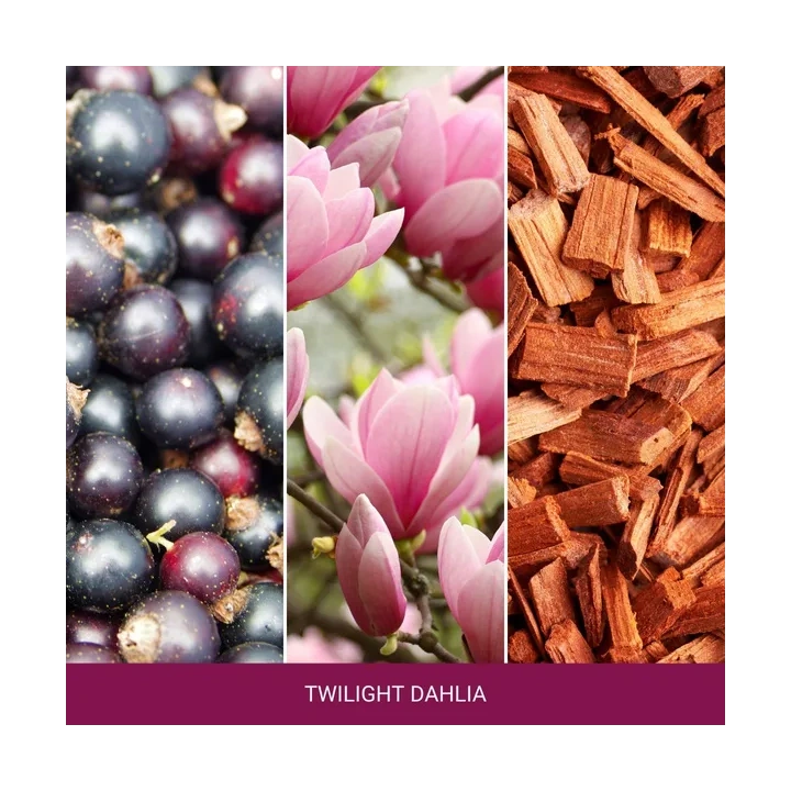 YANKEE CANDLE Home Inspiration Mała świeca w słoiku TWILIGHT DAHLIA 104g